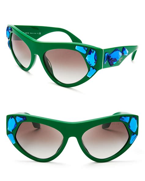 green and white prada shoes|green Prada glasses.